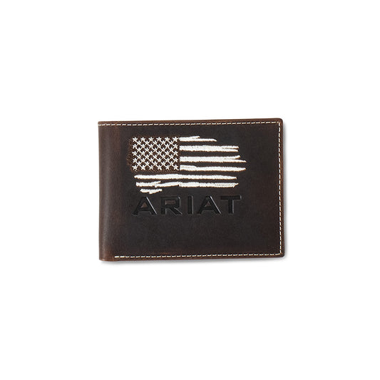 M&F - REMOVEABLE PASSCASE WALLET ARIAT FLAG - A3553834