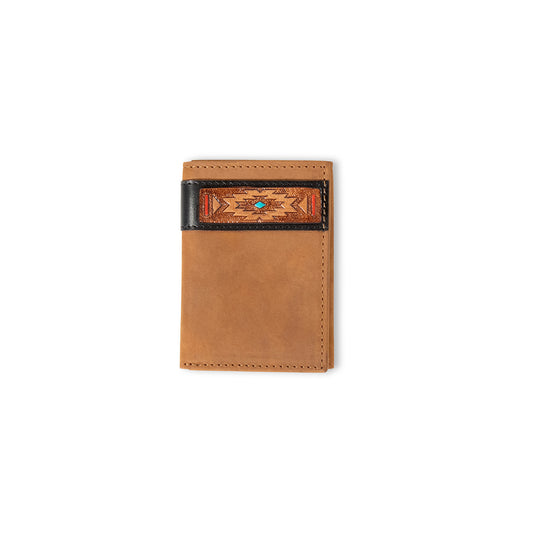 M&F - TRI-FOLD TOP GRAIN WALLET