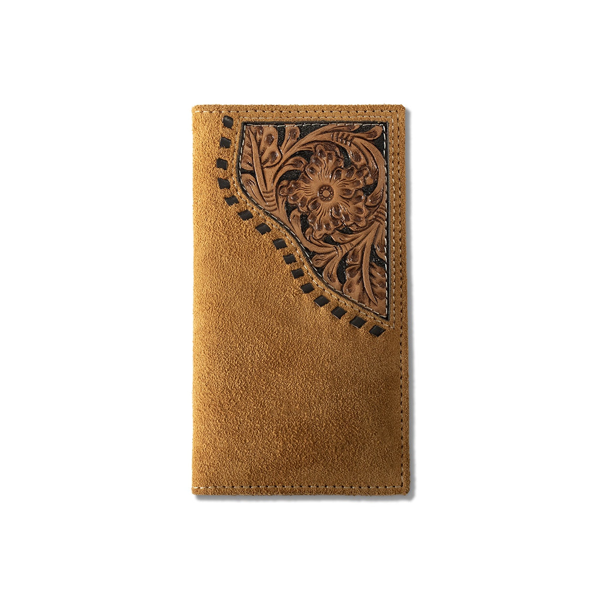 M&F - ARIAT TOOLED LEATHER RODEO WALLET / CHECKBOOK COVER