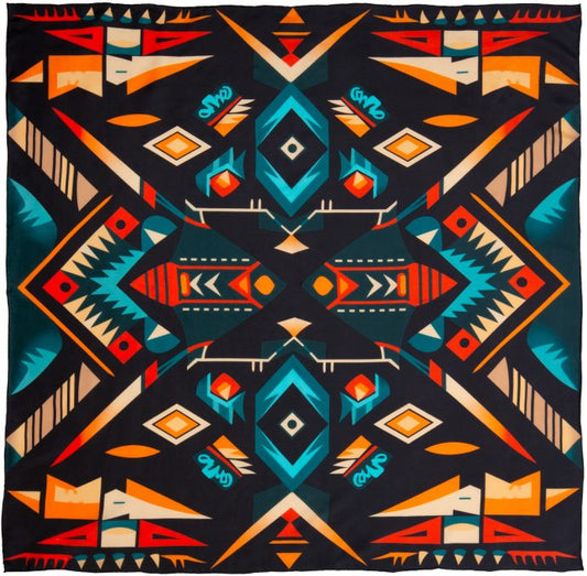 WYOMING TRADERS - SILK WILD RAG - AZTEC