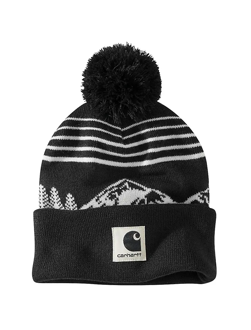 CARHARTT - KNIT POM MOUNTAIN BEANIE - 106335