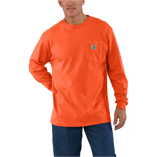 CARHARTT - LOOSE FIT HEAVYWEIGHT LONG SLEEVE POCKET T-SHIRT - K126