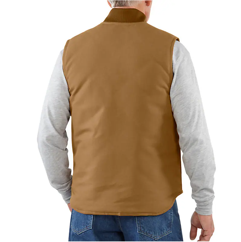 CARHARTT - RELAXED FIT FIRM DUCK INSULATED RIB COLLAR VEST - V01