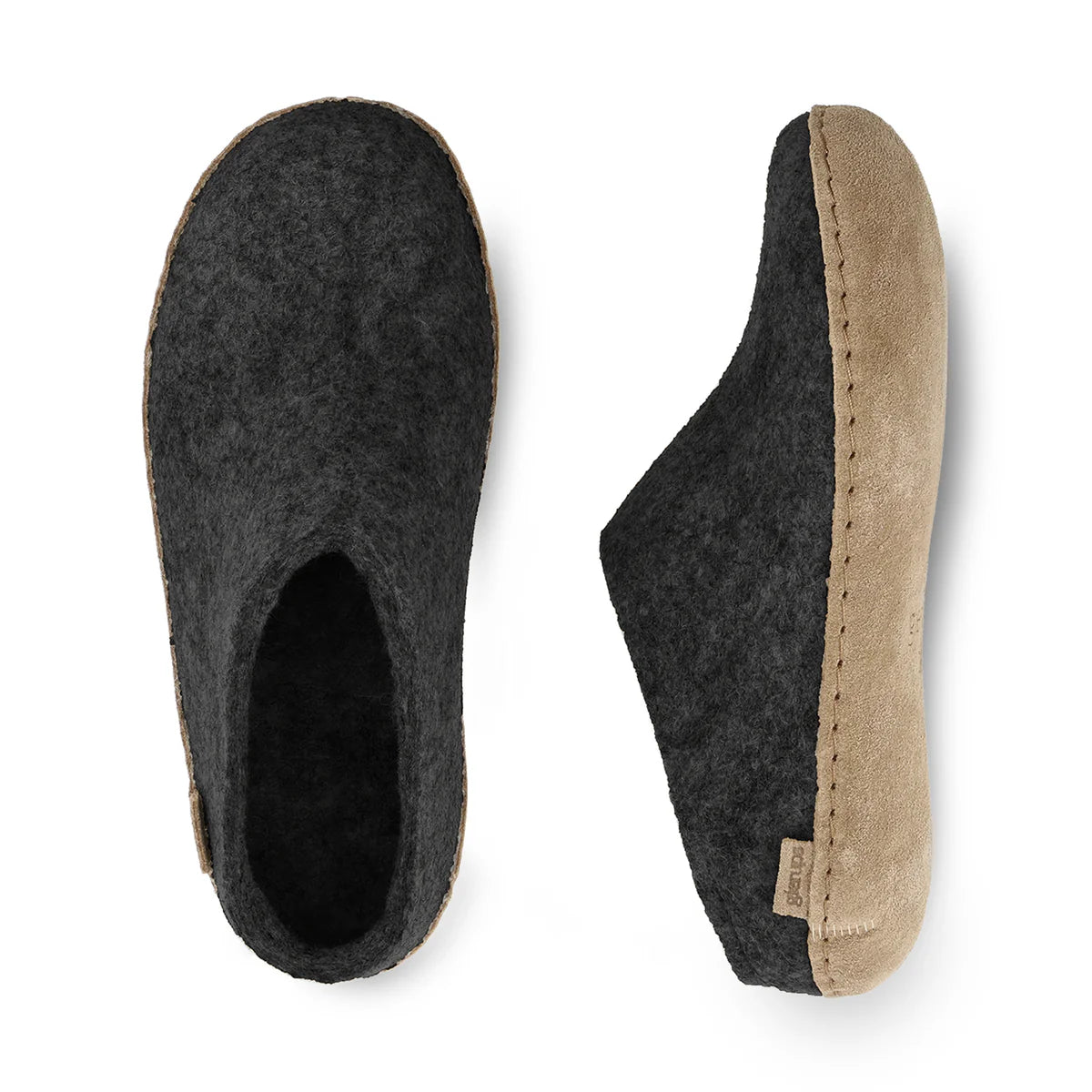 GLERUPS - SLIP-ON WITH LEATHER SOLE - B-02-00