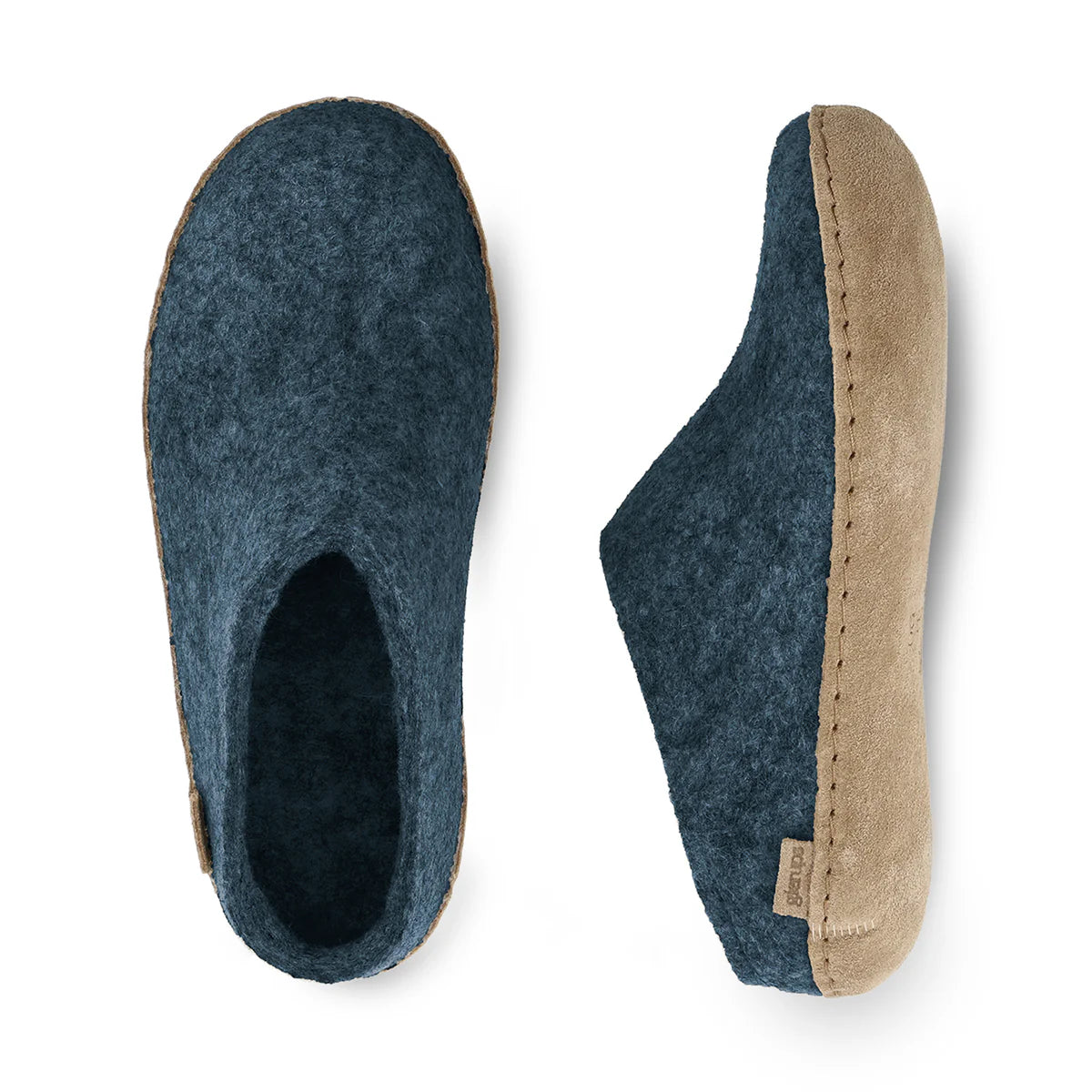 GLERUPS - SLIP-ON WITH LEATHER SOLE - B-10-00