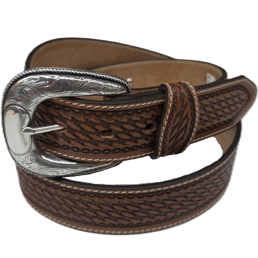 JUSTIN - RIVET LEATHER BELT