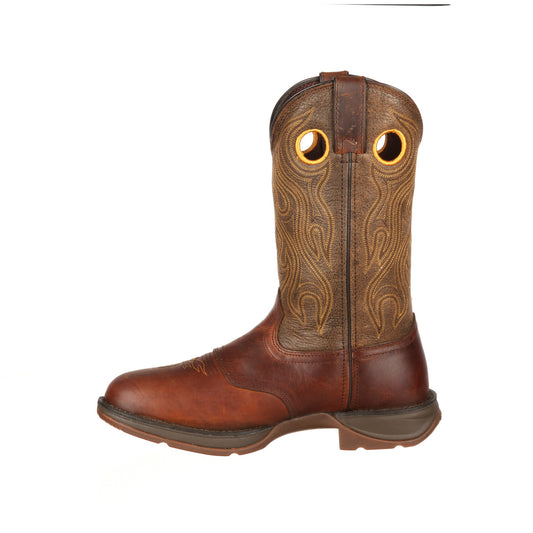 DURANGO - 12" REBEL BROWN SADDLE WESTERN BOOT - DB5468