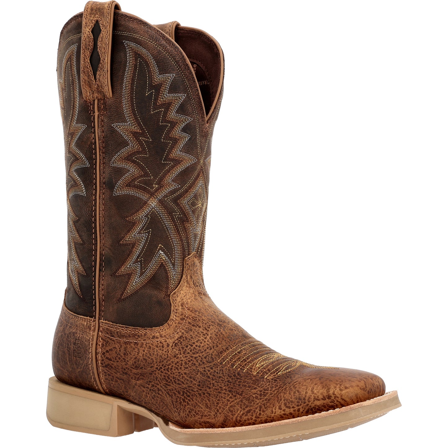 DURANGO - 12" REBEL PRO LITE RUSTIC TAN & TOBACCO WESTERN BOOT - DDB0357