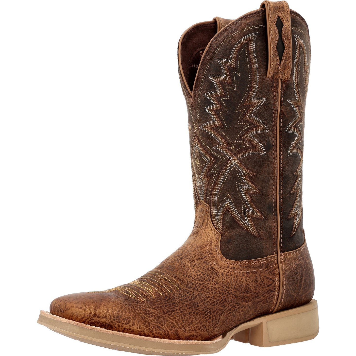 DURANGO - 12" REBEL PRO LITE RUSTIC TAN & TOBACCO WESTERN BOOT - DDB0357