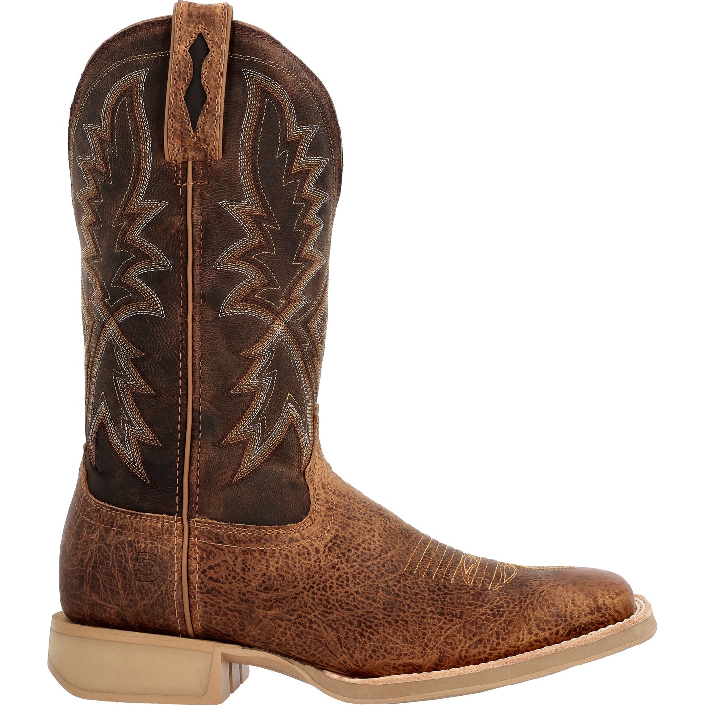 DURANGO - 12" REBEL PRO LITE RUSTIC TAN & TOBACCO WESTERN BOOT - DDB0357