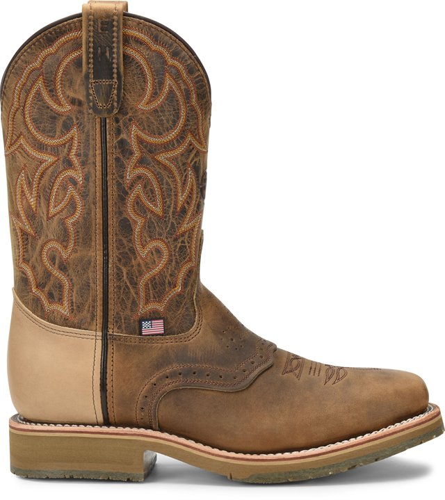 DOUBLE H - 11" DWIGHT SQUARE TOE - AMERICAN MADE (STEEL TOE) - DH3567