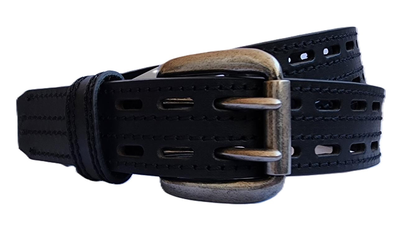 M&F - DOUBLE HOLE LEATHER BELT - N2710802