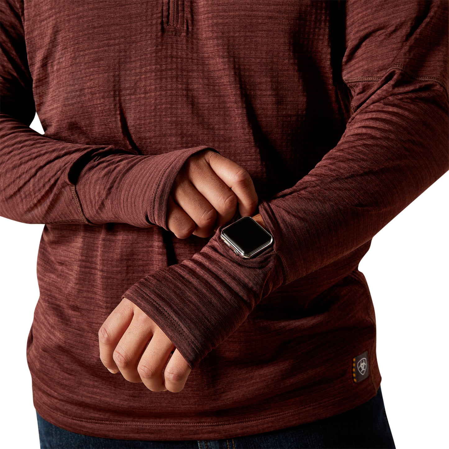 ARIAT - REBAR GRIDWORK BASELAYER 1/4 ZIP T-SHIRT - 10062609