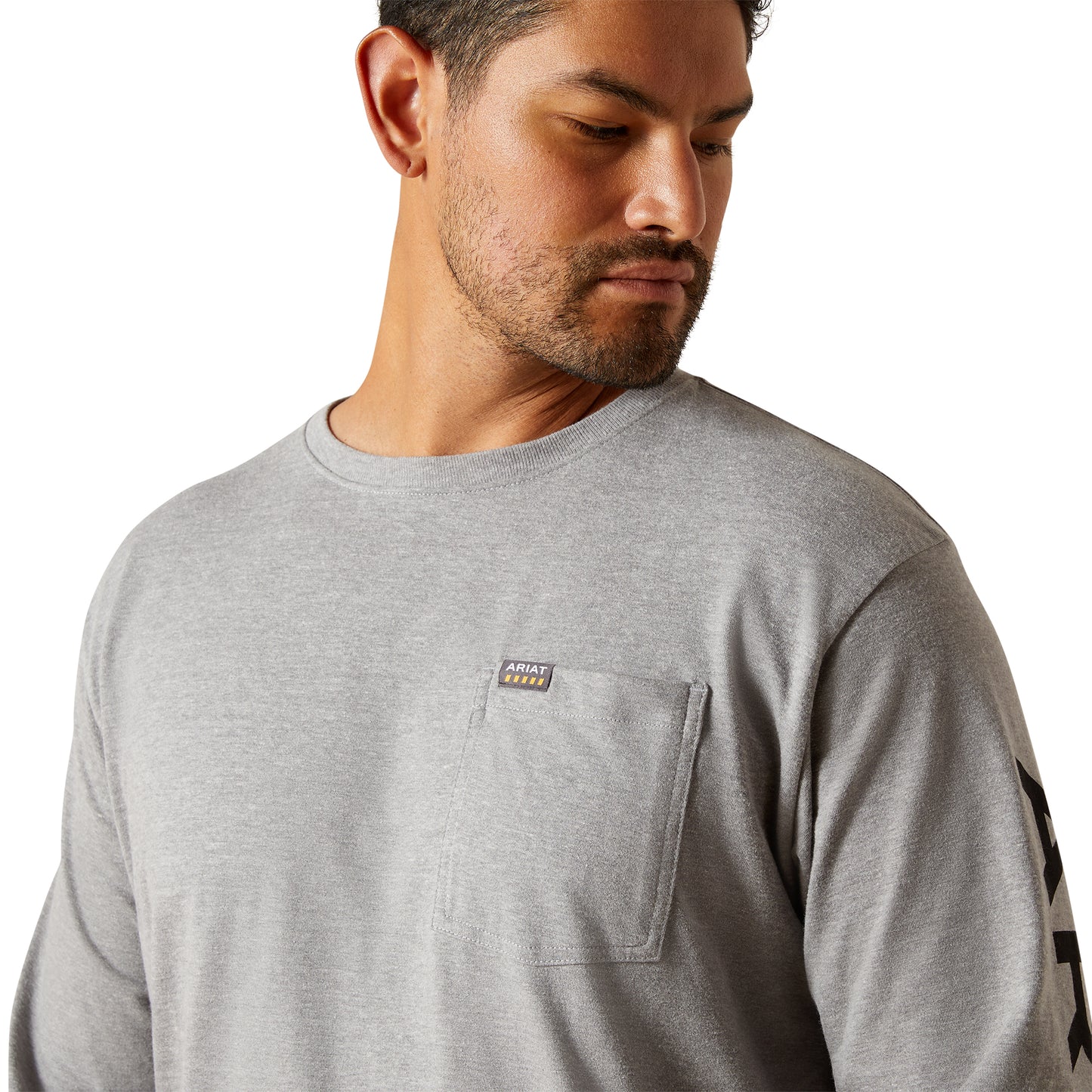 ARIAT - REBAR COTTON STRONG STANDARD LOGO POCKET T-SHIRT - 10062754