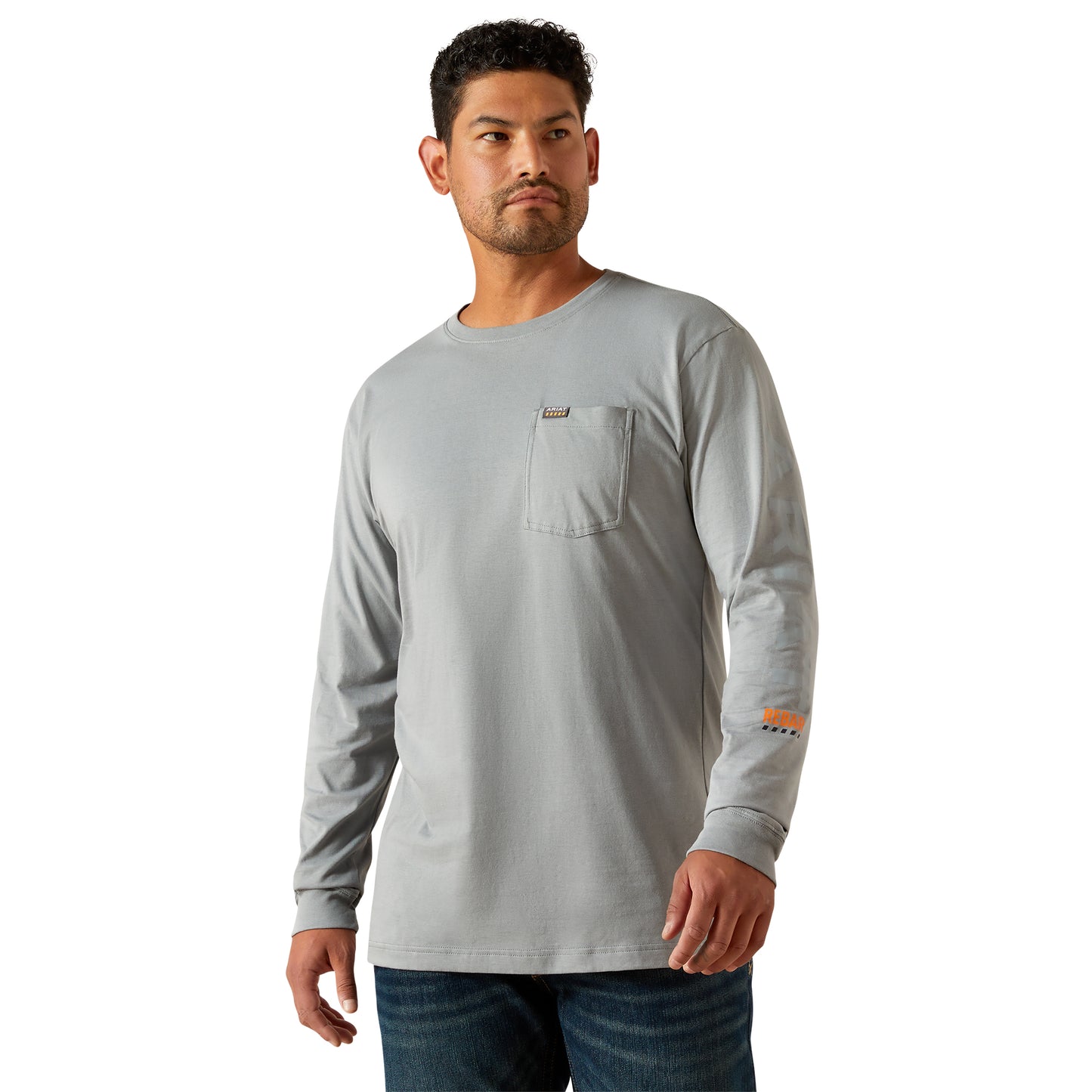 ARIAT - REBAR COTTON STRONG STANDARD LOGO POCKET T-SHIRT - 10062757