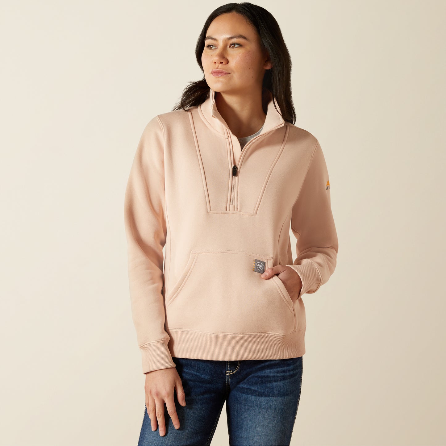 ARIAT - WOMEN'S REBAR TRAVERSE FUNNEL NECK SWEATSHIRT - 10062330