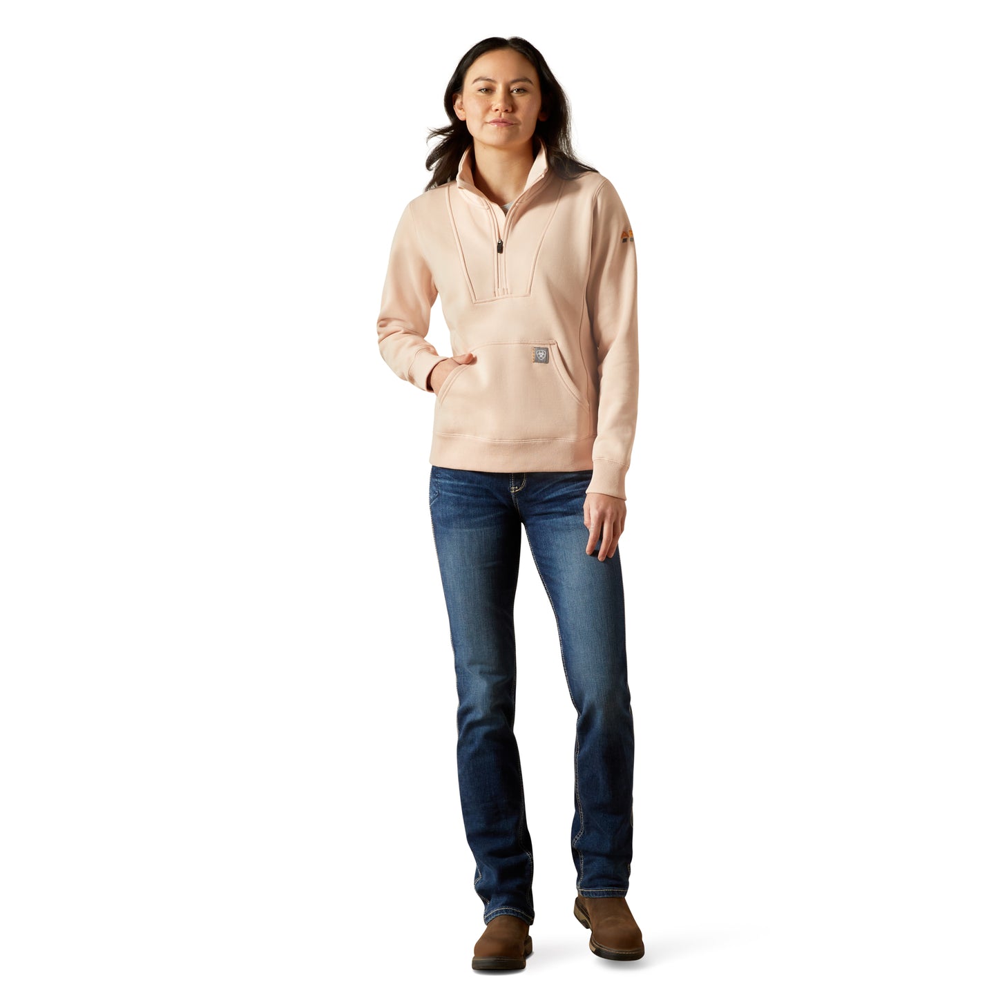ARIAT - WOMEN'S REBAR TRAVERSE FUNNEL NECK SWEATSHIRT - 10062330