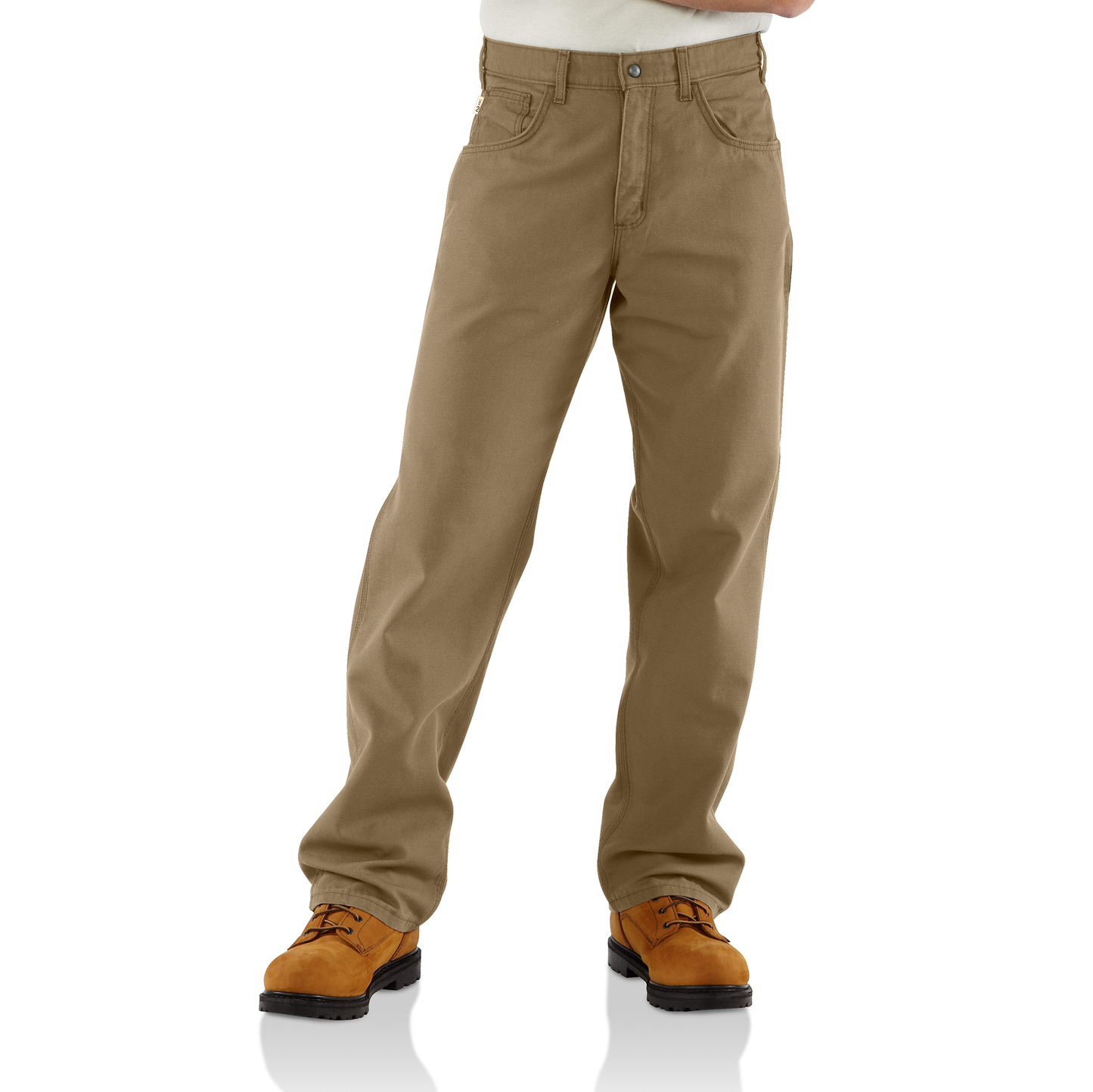 CARHARTT FR - FLAME RESISTANT LOOSE FIT CANVAS 5-POCKET UTILITY WORK PANT - FRB159-GKH