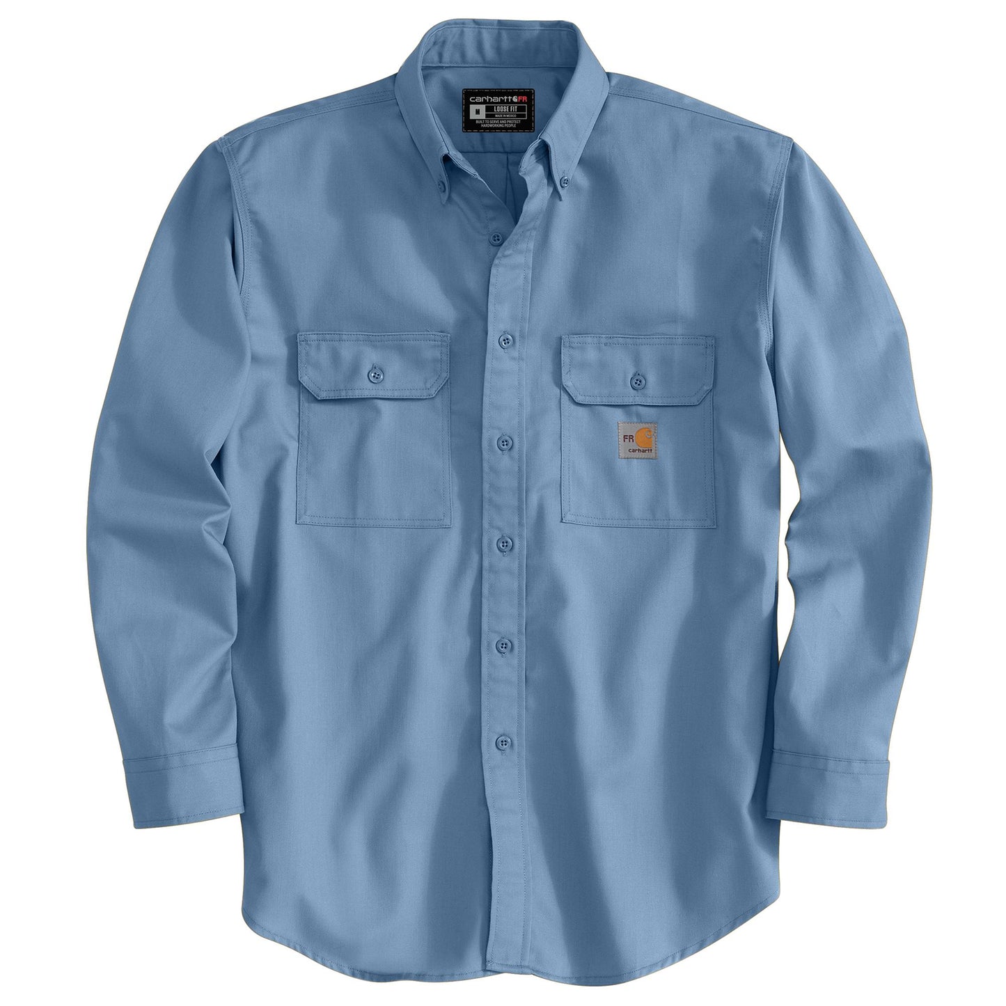 CARHARTT FR - FLAME RESISTANT LOOSE FIT MIDWEIGHT TWILL LONG-SLEEVE SHIRT - FRS160