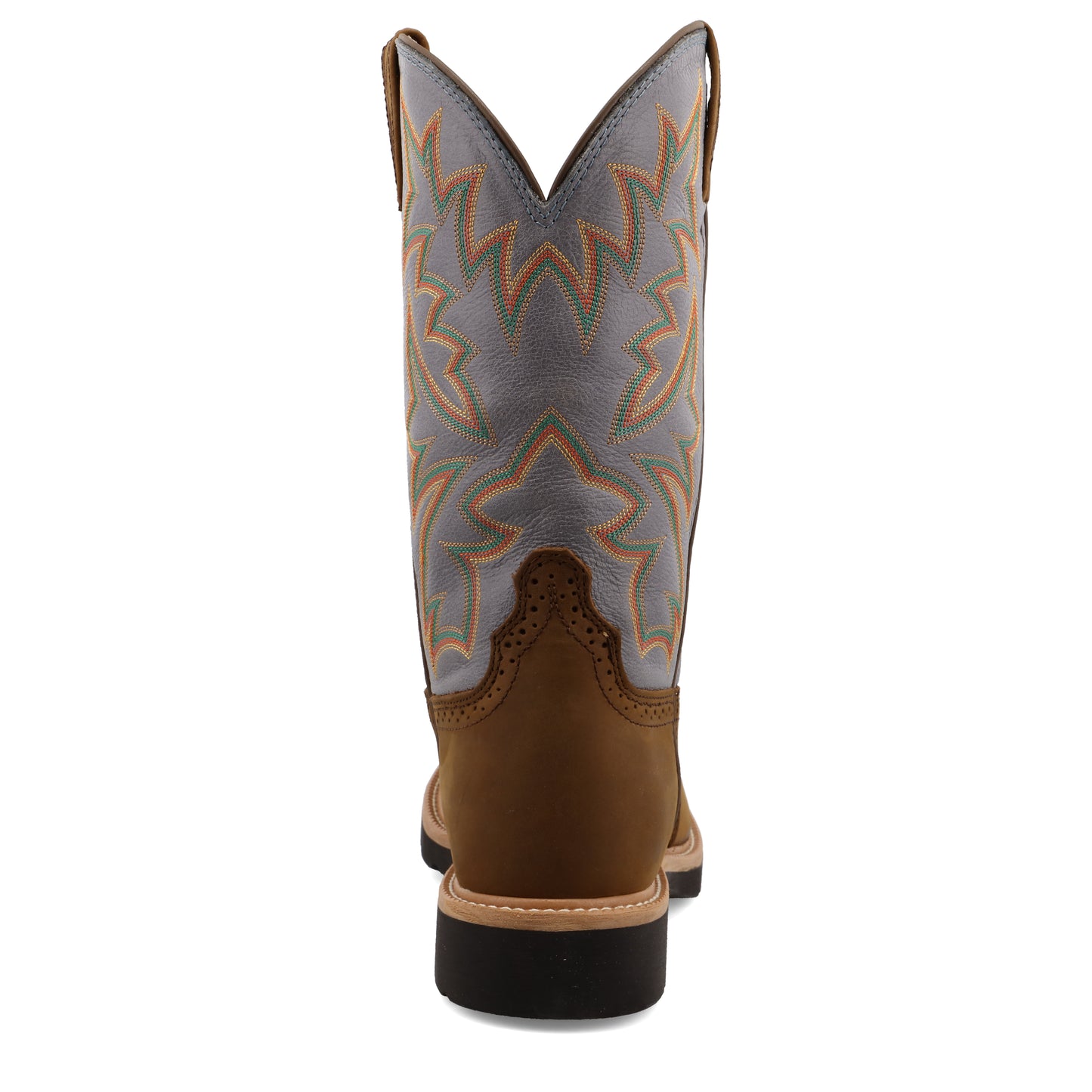 TWISTED X - 12" WESTERN WORK BOOT - DISTRESSED SADDLE & DENIM - MCW0002