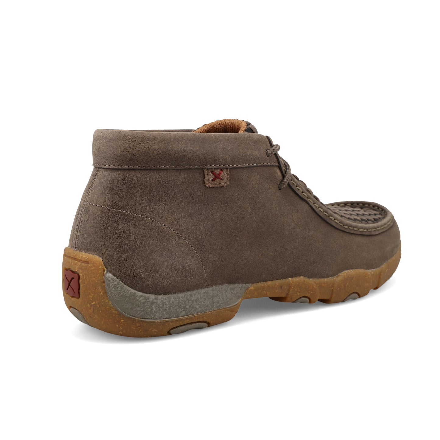 TWISTED X - CHUKKA DRIVING MOC - TAUPE GREY & BLACK