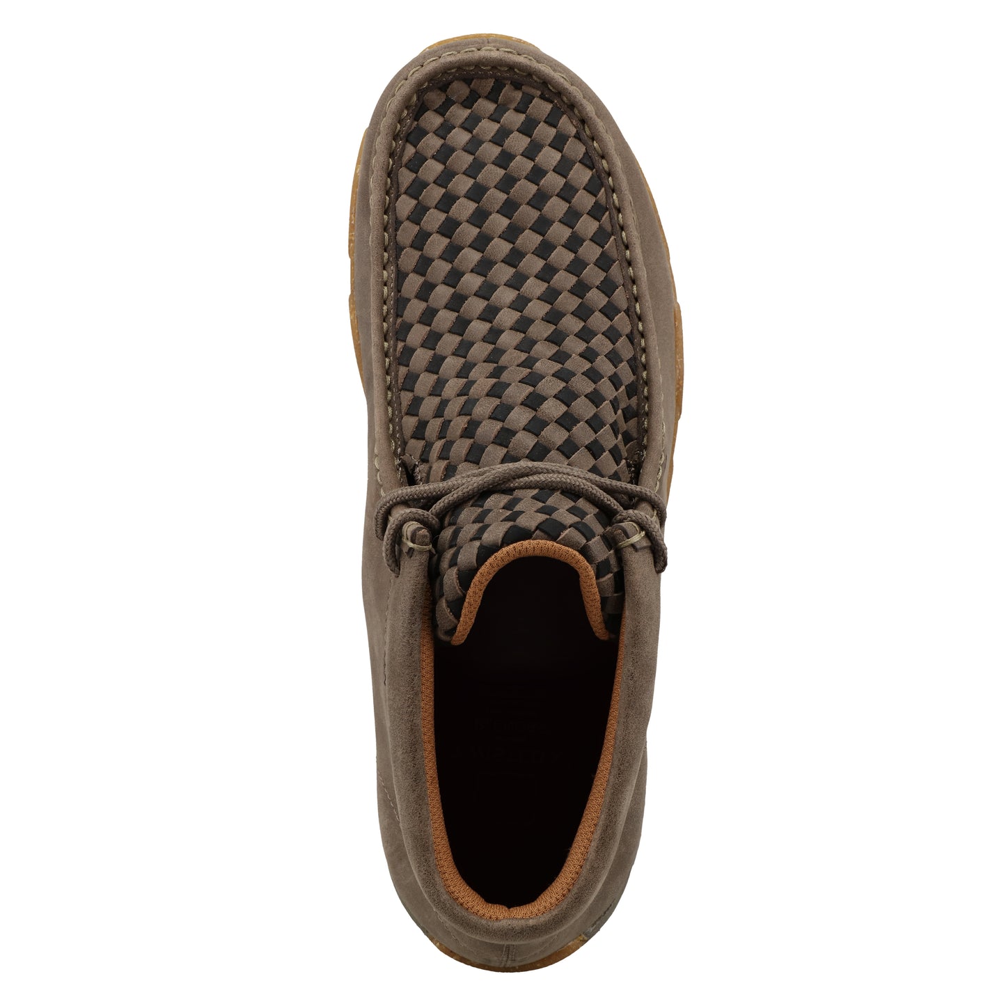 TWISTED X - CHUKKA DRIVING MOC - TAUPE GREY & BLACK - MDM0097