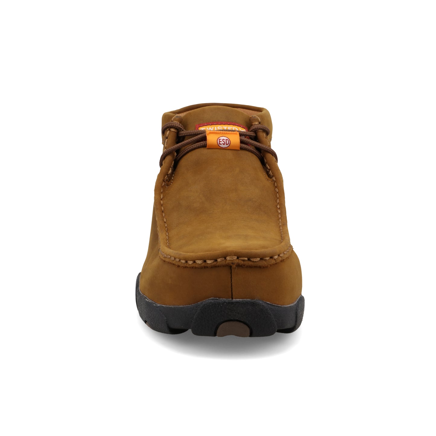 TWISTED X - WORK CHUKKA DRIVING MOC - DISTRESSED SADDLE (NANO TOE) - MDMNSD1