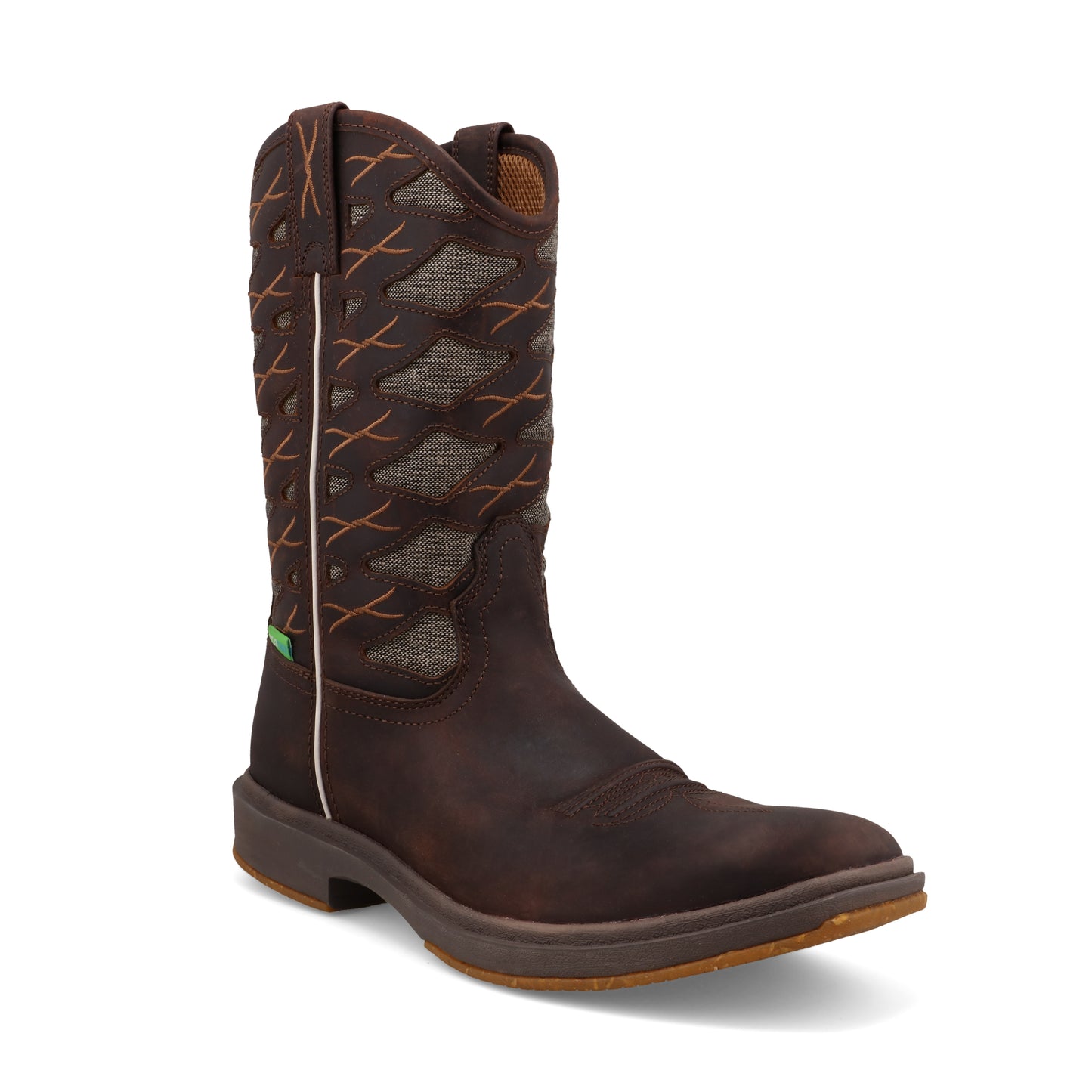 TWISTED X - 11" ULTRALITE X BOOT - DARK CHOCOLATE & ECO DUST