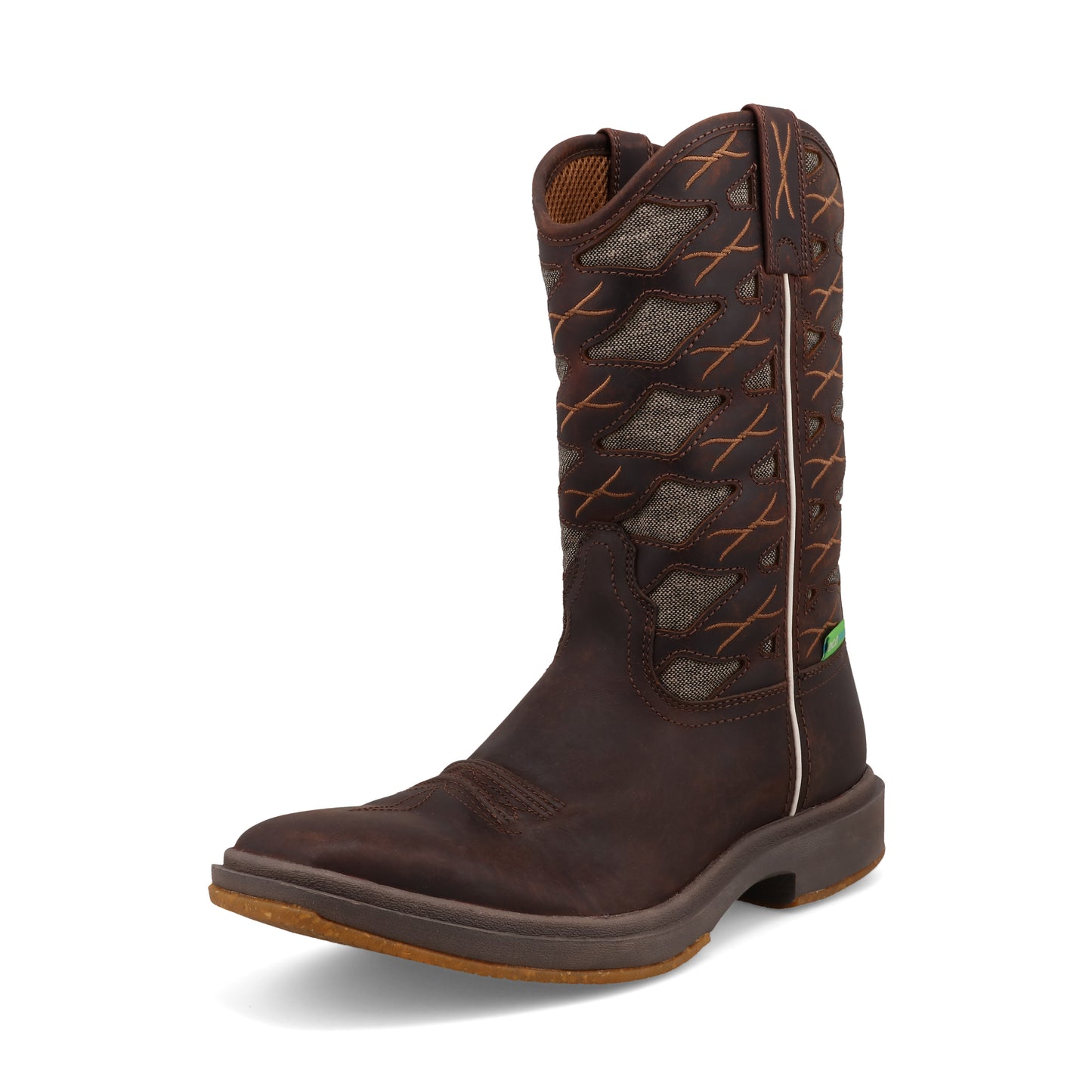 TWISTED X - 11" ULTRALITE X BOOT - DARK CHOCOLATE & ECO DUST - MUL0001