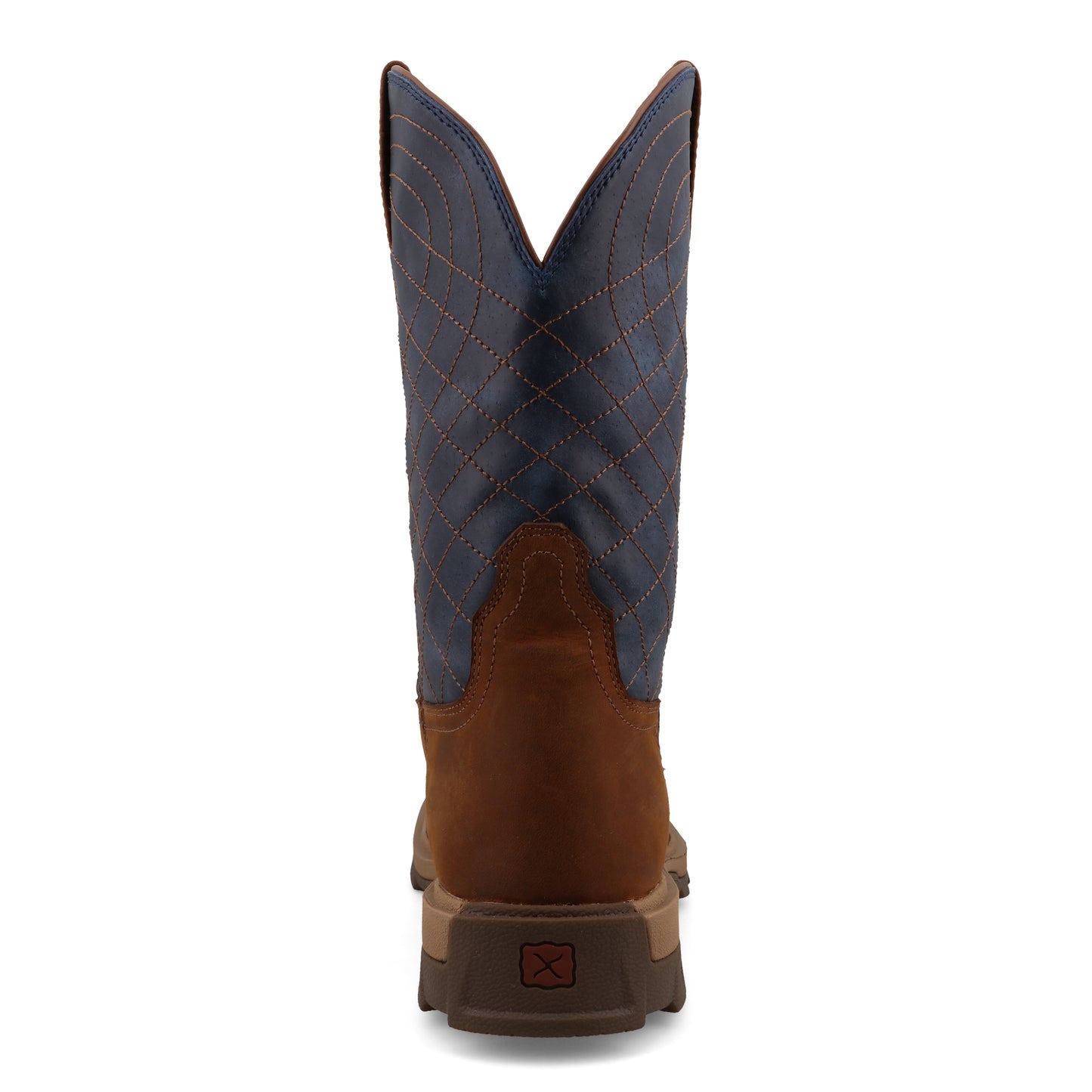 TWISTED X - 11" ULTRALITE X WORK BOOT - MOCHA & DENIM (NANO COMPOSITE TOE) - MULN004