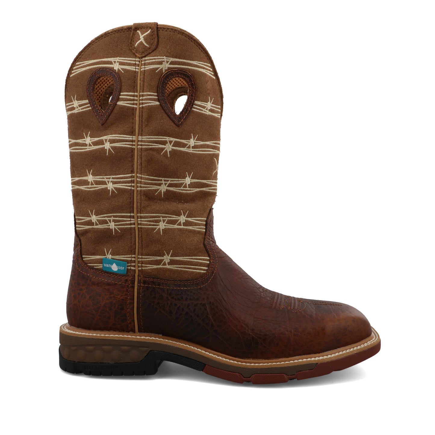 TWISTED X - 12" WESTERN WORK BOOT (SAFETY TOE)
