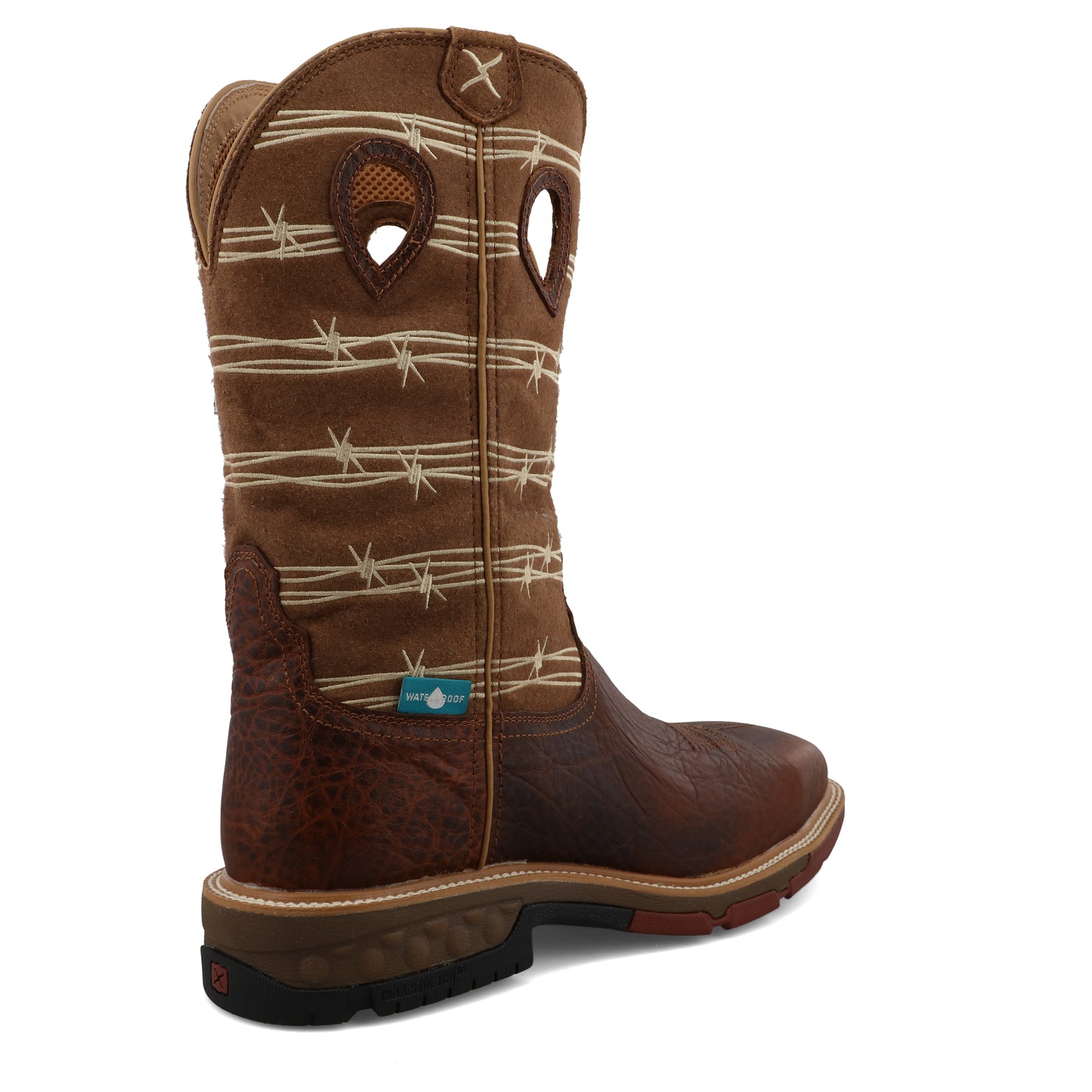 TWISTED X - 12" WESTERN WORK BOOT (SAFETY TOE)