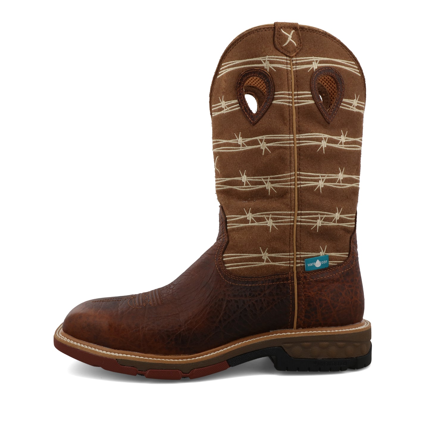 TWISTED X - 12" WESTERN WORK BOOT (SAFETY TOE)