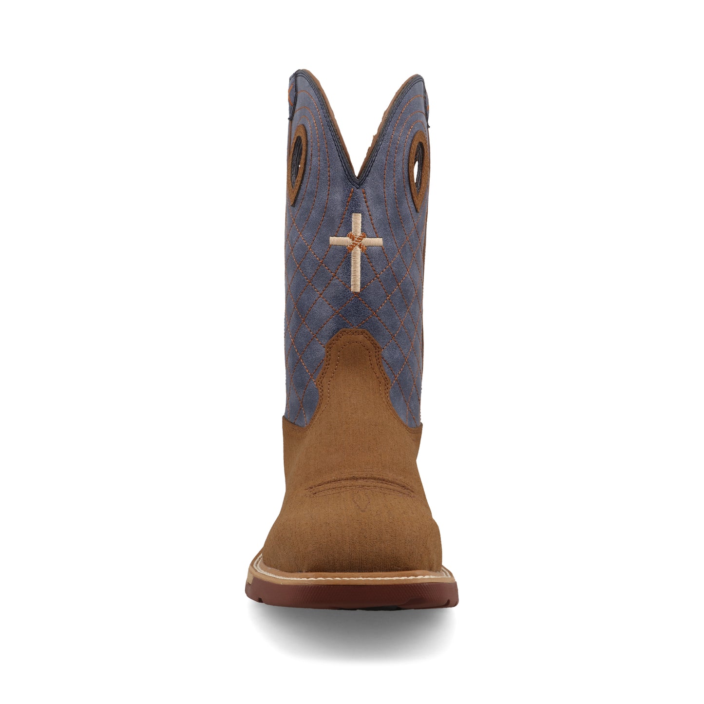 TWISTED X - 12" WESTERN WORK BOOT - CLAY & PEACOCK (COMPOSITE TOE) - MXBAW06