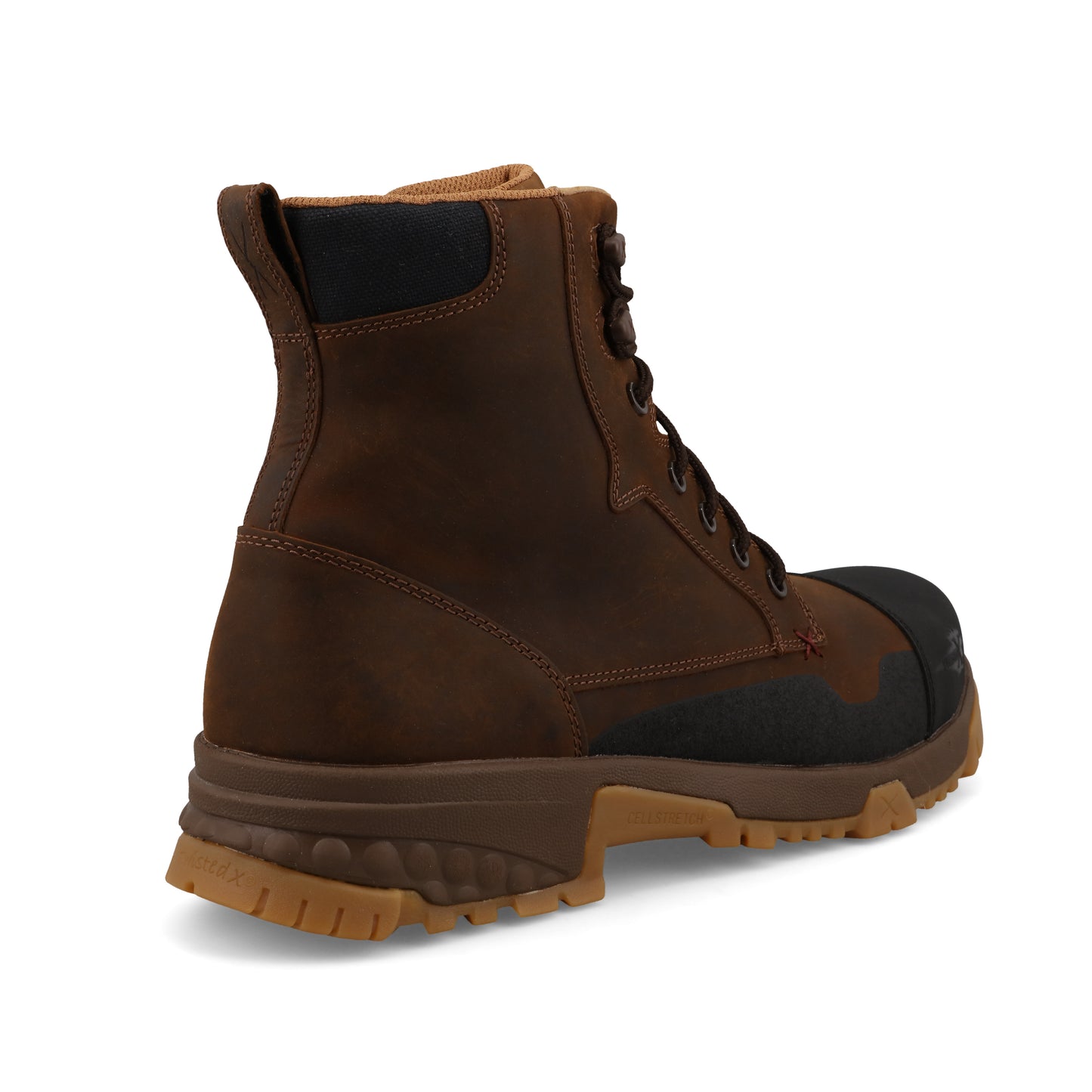 TWISTED X - 6" WORK BOOT - TOFFEE & BLACK (NANO TOE) - MXCN004