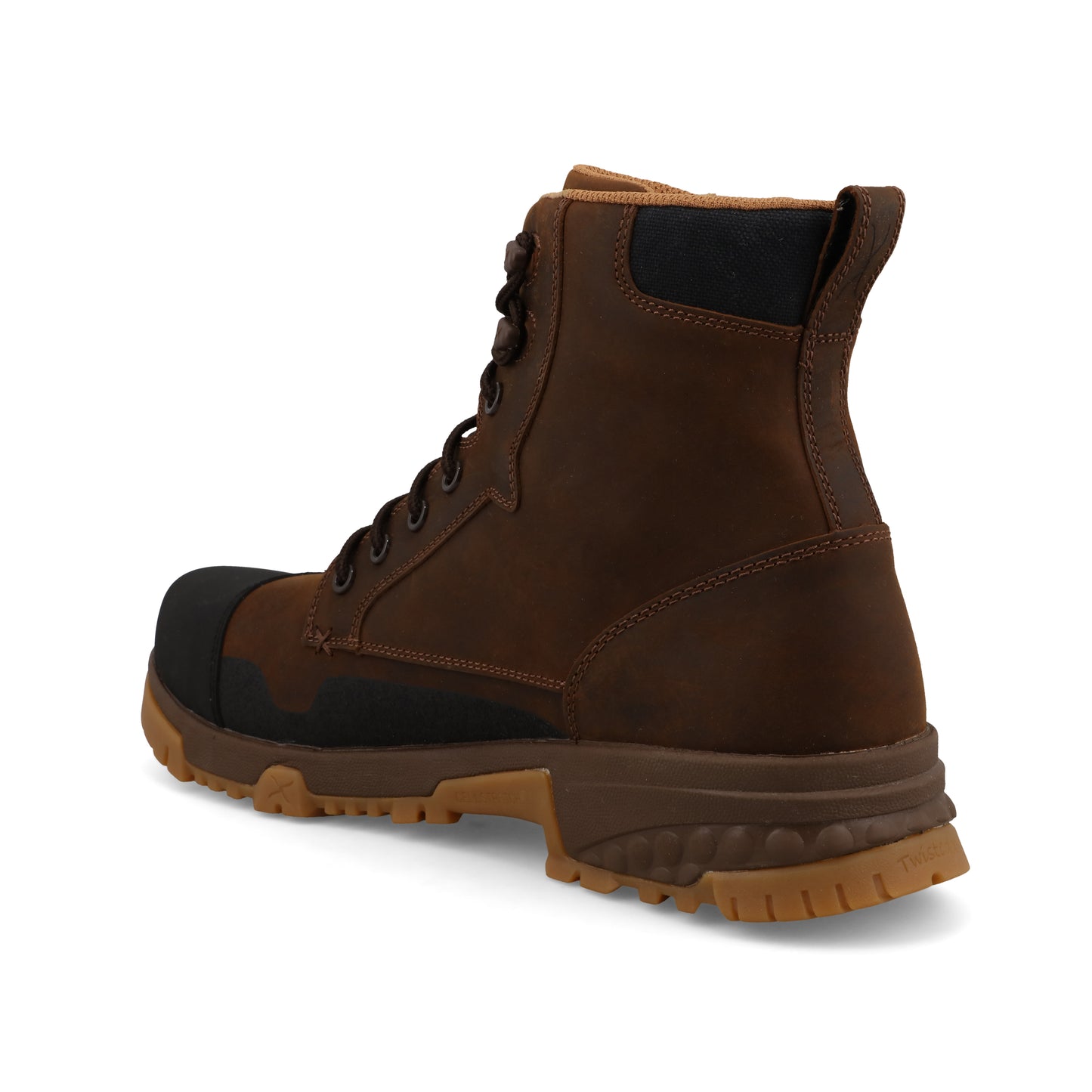 TWISTED X - 6" WORK BOOT - TOFFEE & BLACK (NANO TOE) - MXCN004