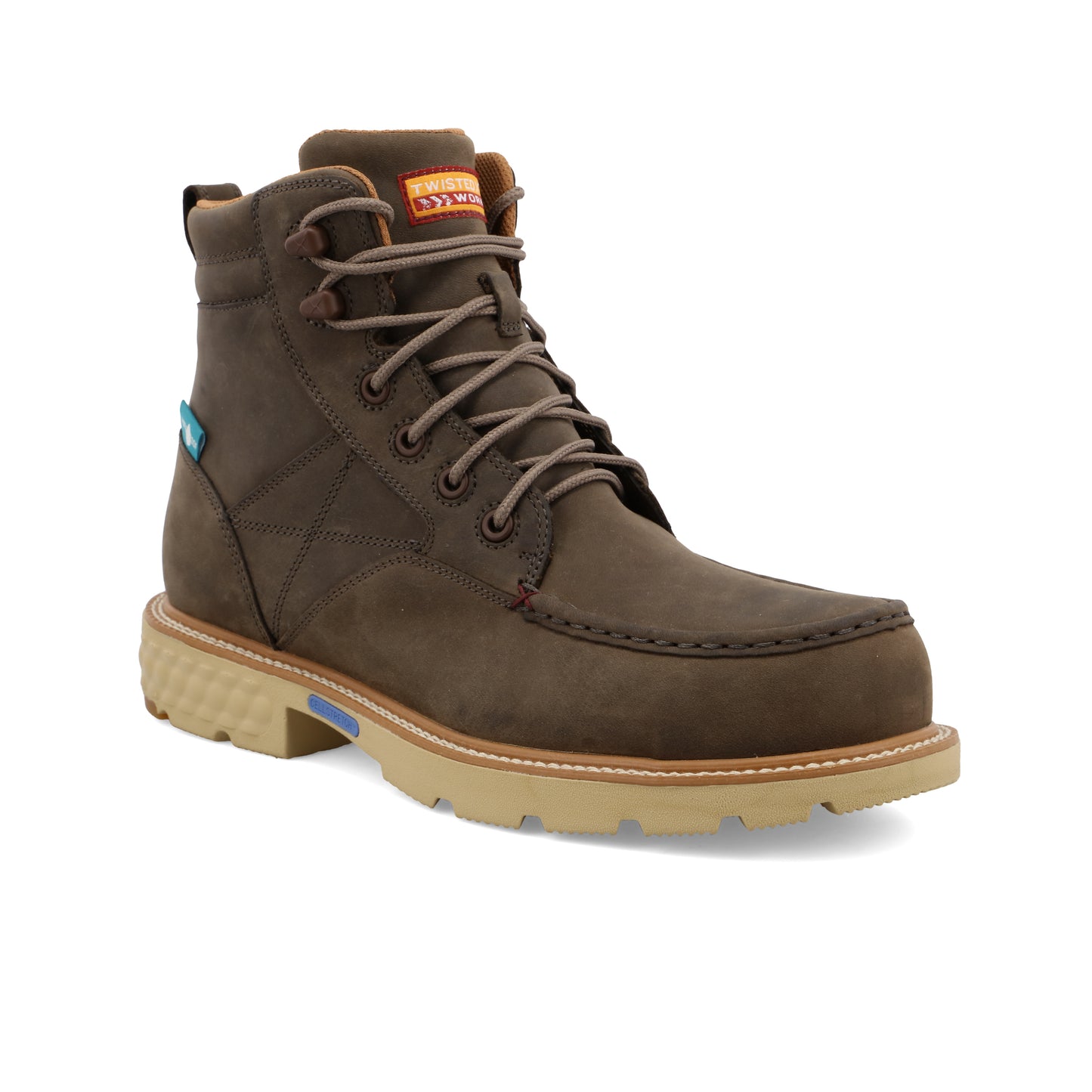 TWISTED X - 6" WORK BOOT - SHITAKE (NANO TOE) - MXCNW06