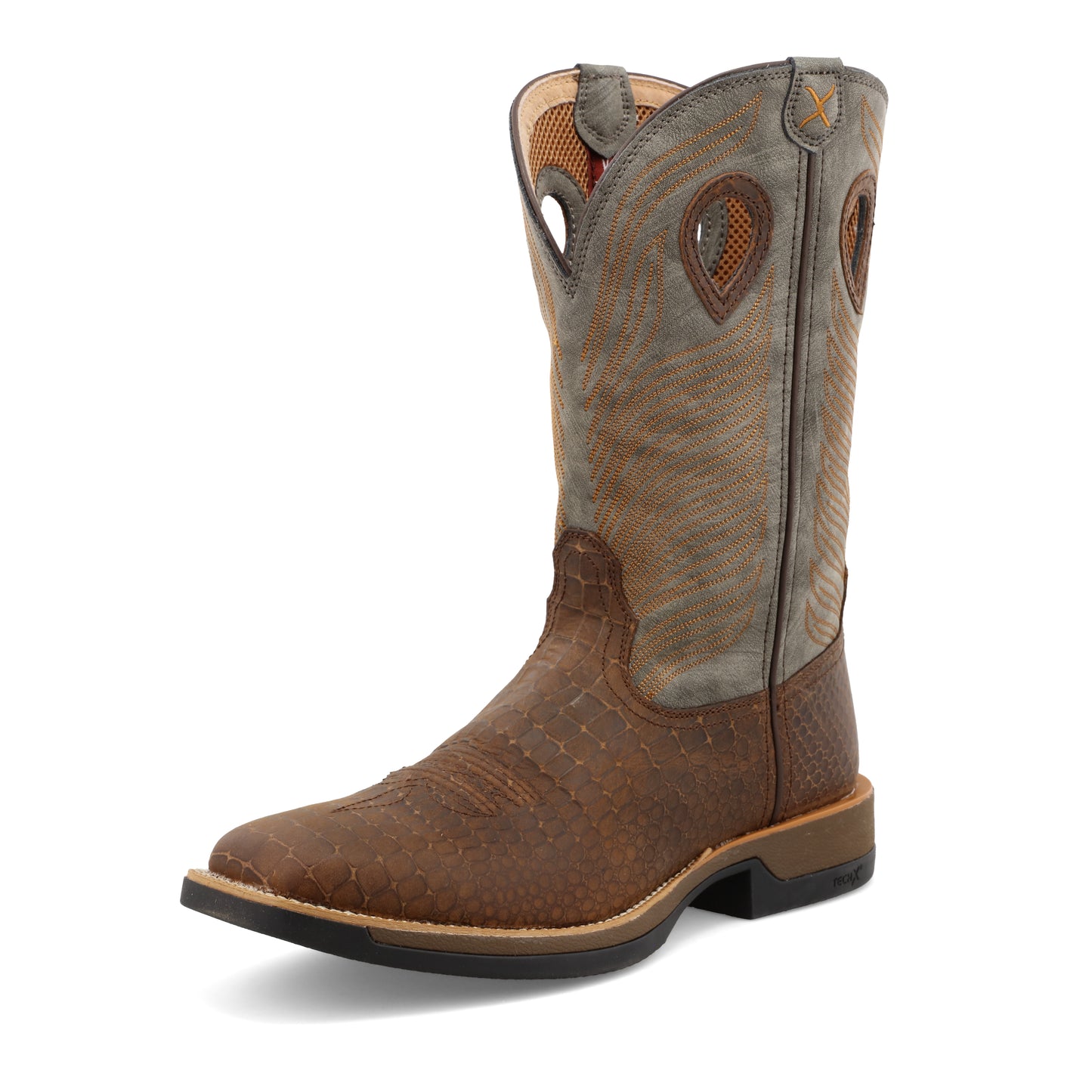 TWISTED X - 11" TECH X BOOT - BROWN & GREY - MXW0003