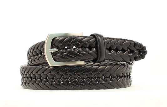 M&F - LEATHER WOVEN BELT