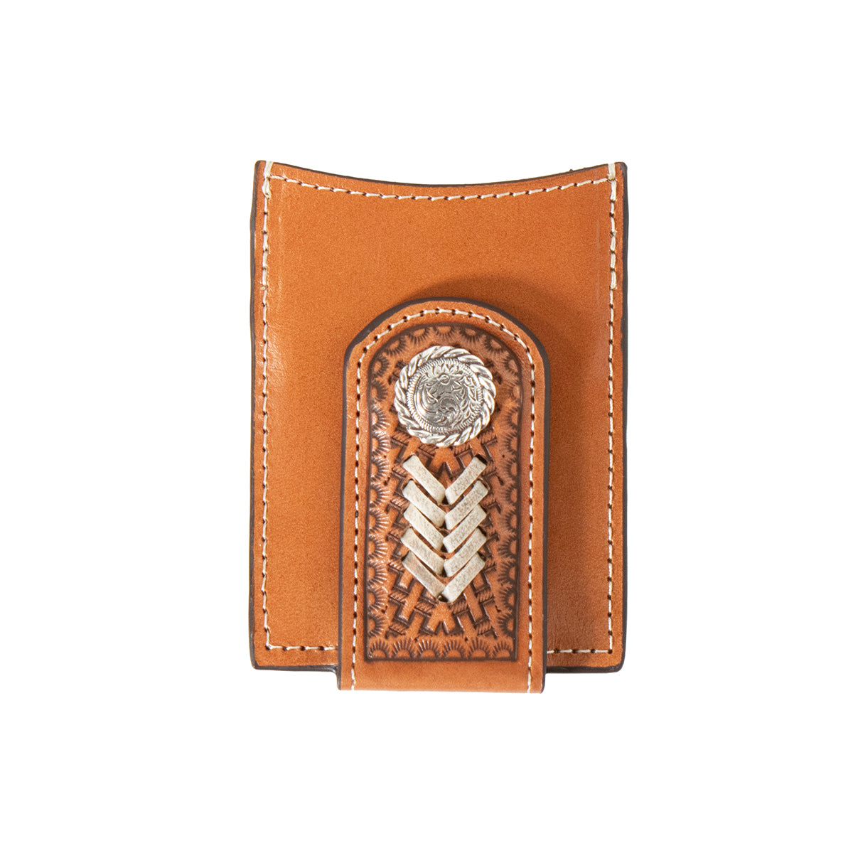 M&F - NOCONA TOOLED LEATHER CARD CASE