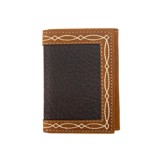 M&F - NOCONA TRI-FOLD BOOT STITCH EDGE WALLET