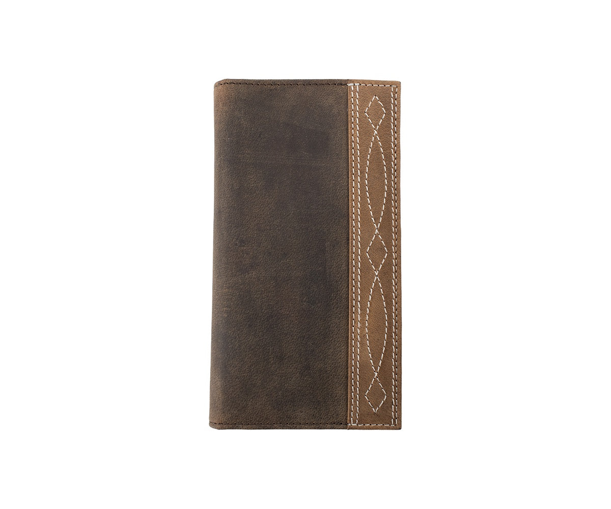 M&F - NOCONA TOP GRAIN TWO-TONE RODEO WALLET