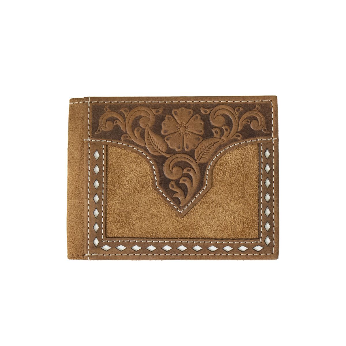 M&F - BI-FOLD PASSCASE TOP GRAIN LEATHER WALLET