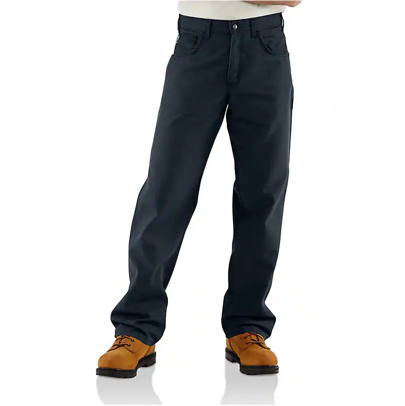 CARHARTT FR - FLAME RESISTANT LOOSE FIT CANVAS 5-POCKET UTILITY WORK PANT - FRB159-DNY