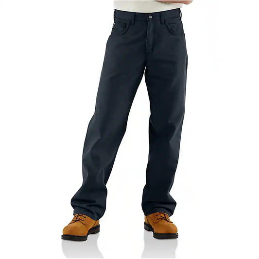 CARHARTT FR - FLAME RESISTANT LOOSE FIT CANVAS 5-POCKET UTILITY WORK PANT - FRB159-DNY