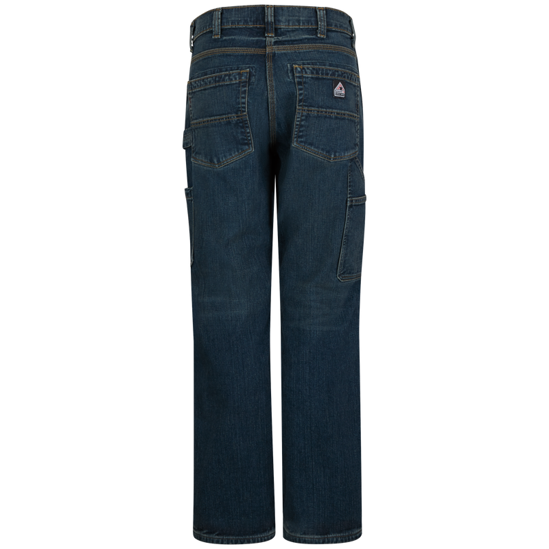 BULWARK FR - MEN'S STRETCH DENIM DUNGAREE - AMERICAN MADE - PSJ6SD2