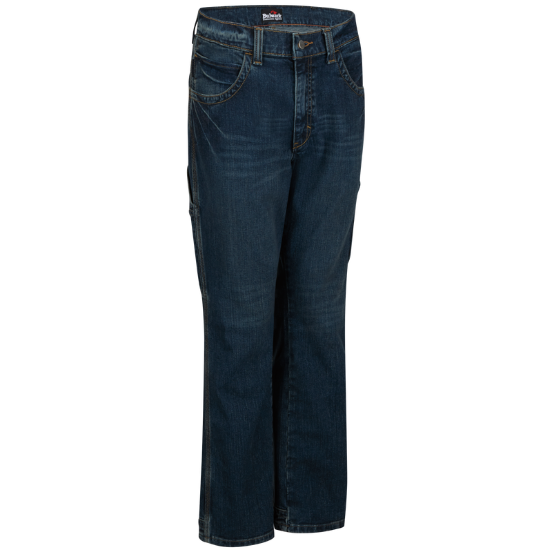 BULWARK FR - MEN'S STRETCH DENIM DUNGAREE - AMERICAN MADE - PSJ6SD2