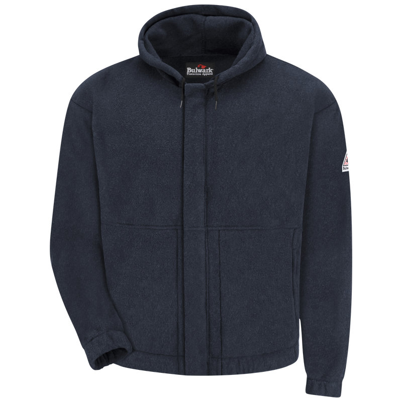 BULWARK FR - MEN'S FLEECE FR ZIP-FRONT HOODED SWEATSHIRT - SMH6NV