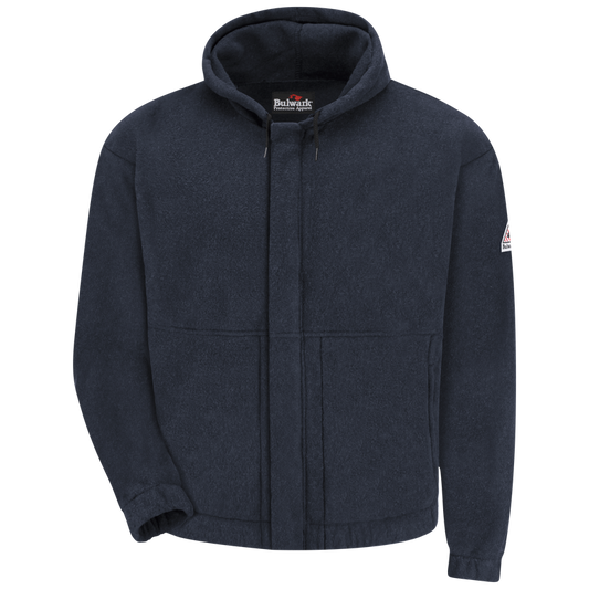 BULWARK FR - MEN'S FLEECE FR ZIP-FRONT HOODED SWEATSHIRT - SMH6NV