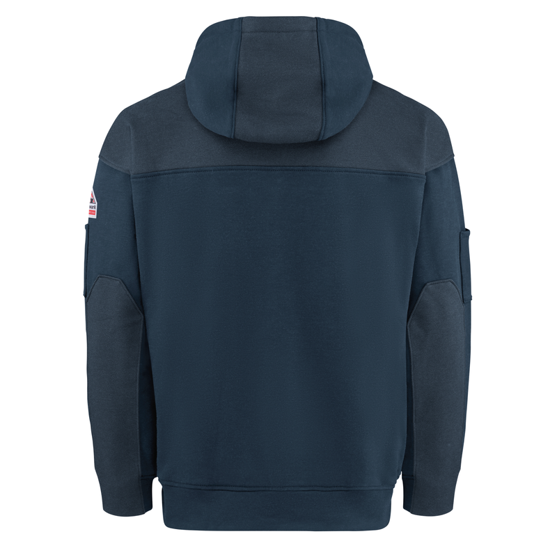 BULWARK FR - MEN'S FR FLEECE HOODIE - AMERICAN MADE - SMM4NV3